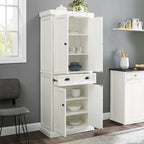 Garde-manger de cuisine blanc vieilli