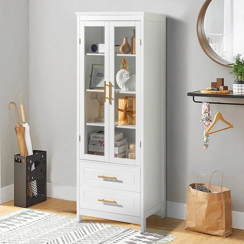 Meuble de salle de bain en MDF blanc