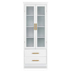 White MDF Bathroom Cabinet