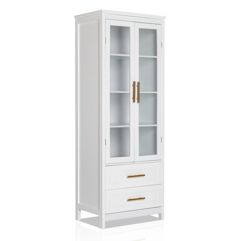 Meuble de salle de bain en MDF blanc