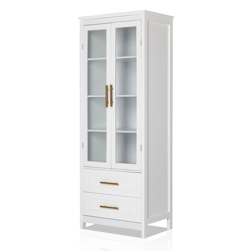 Meuble de salle de bain en MDF blanc