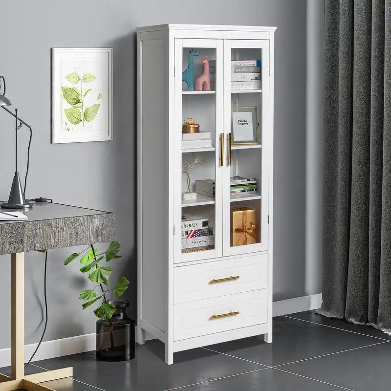 Meuble de salle de bain en MDF blanc