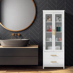 Meuble de salle de bain en MDF blanc