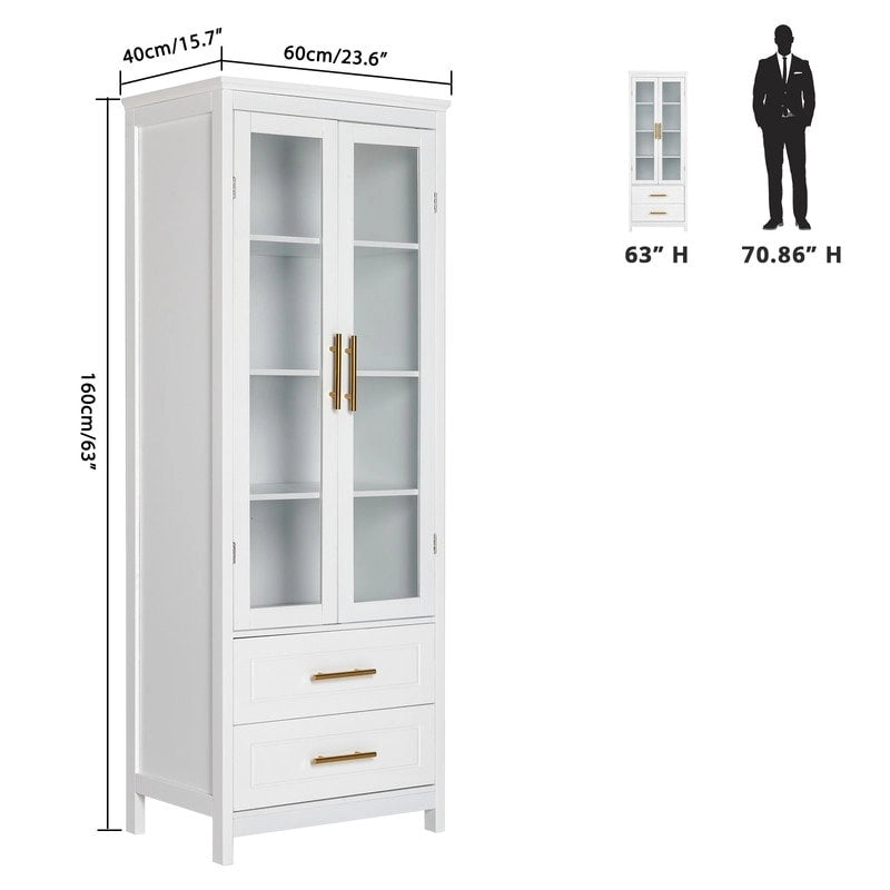 Meuble de salle de bain en MDF blanc