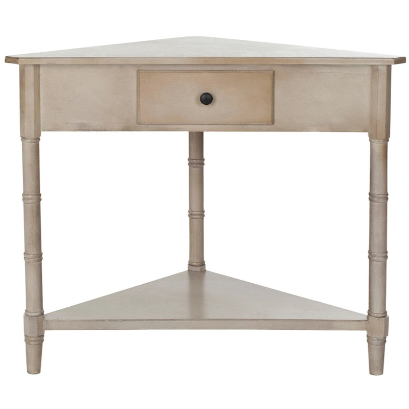 Table de coin grise 34Wx17Dx28H