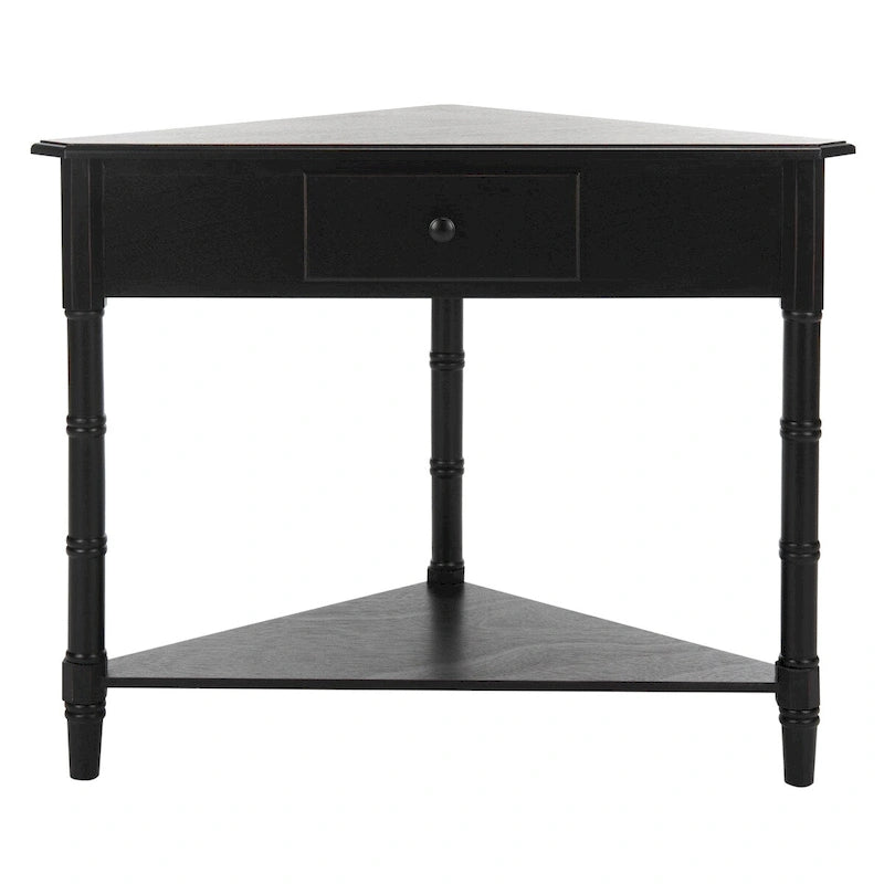 Table de coin grise 34Wx17Dx28H