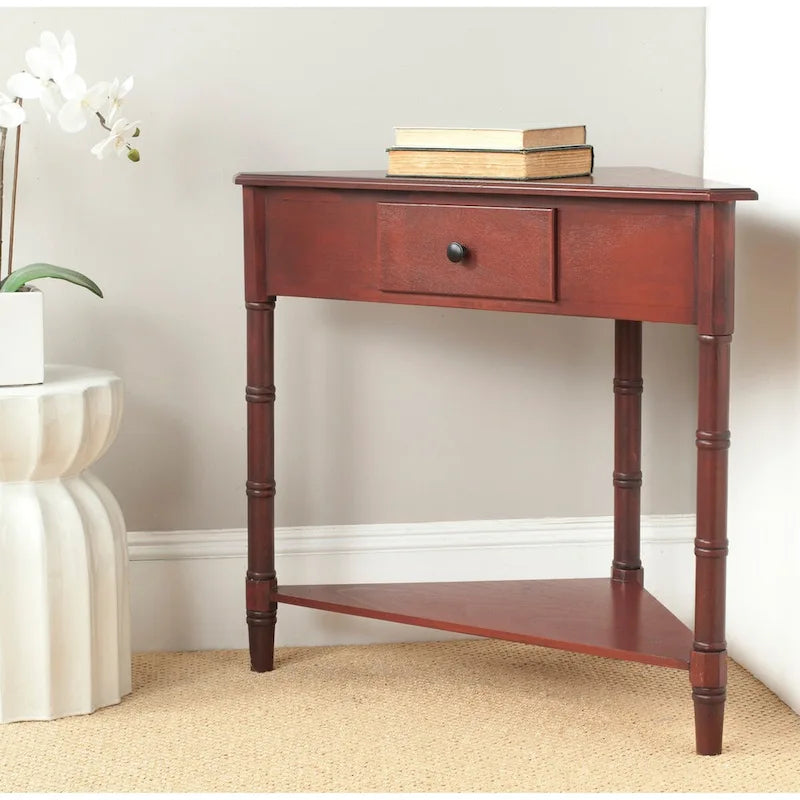 Table de coin grise 34Wx17Dx28H