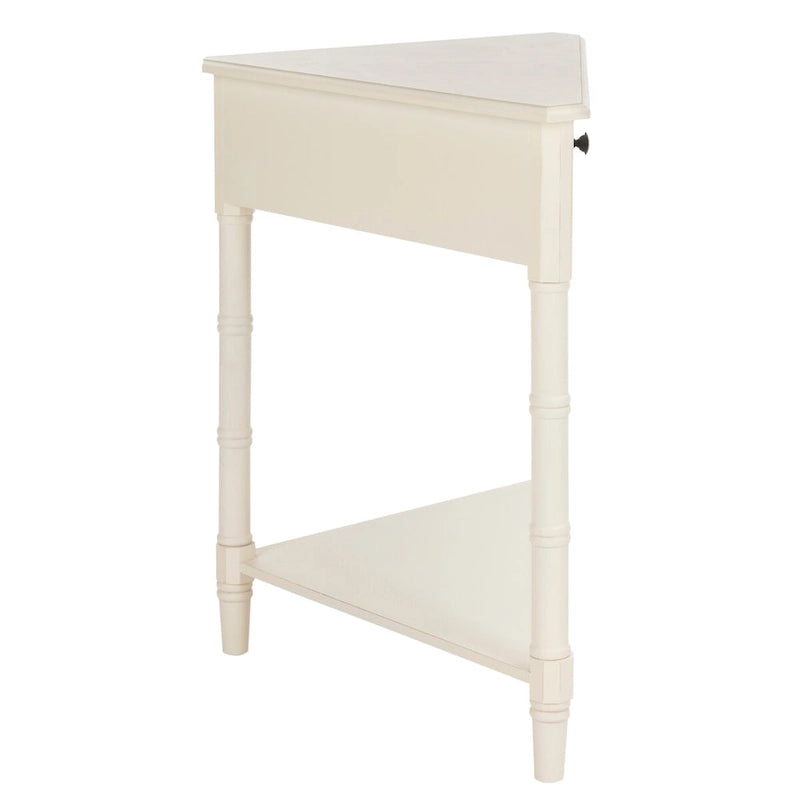Table de coin grise 34Wx17Dx28H