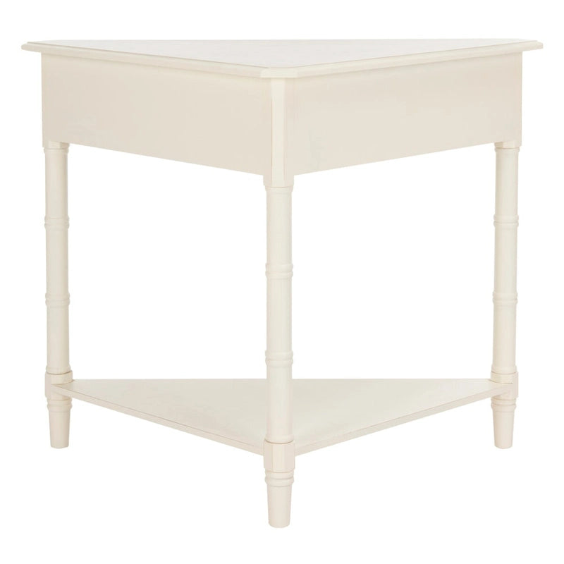 Table de coin grise 34Wx17Dx28H