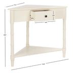 Table de coin grise 34Wx17Dx28H