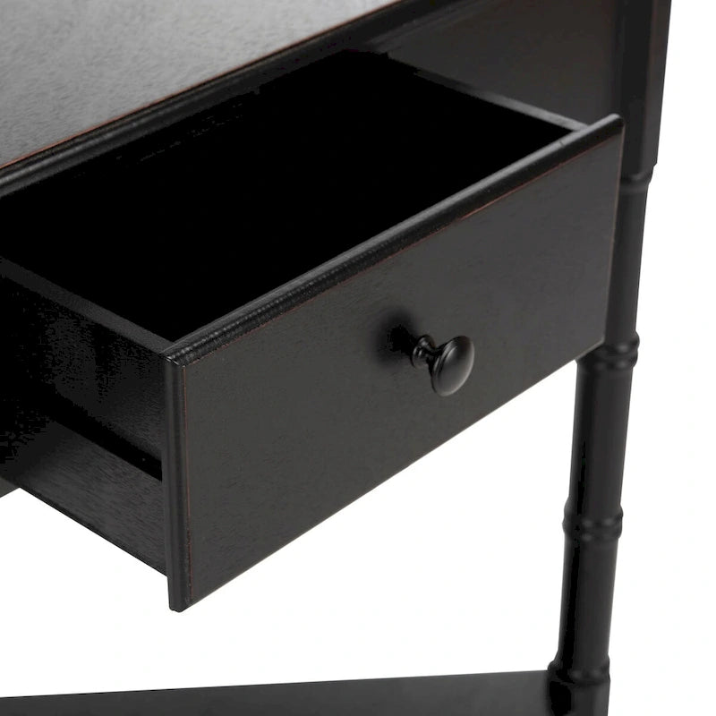 Table de coin grise 34Wx17Dx28H
