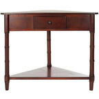 Table de coin grise 34Wx17Dx28H