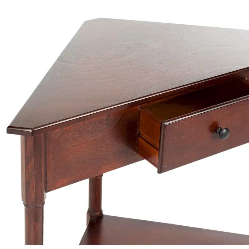 Table de coin grise 34Wx17Dx28H