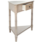 Table de coin grise 34Wx17Dx28H