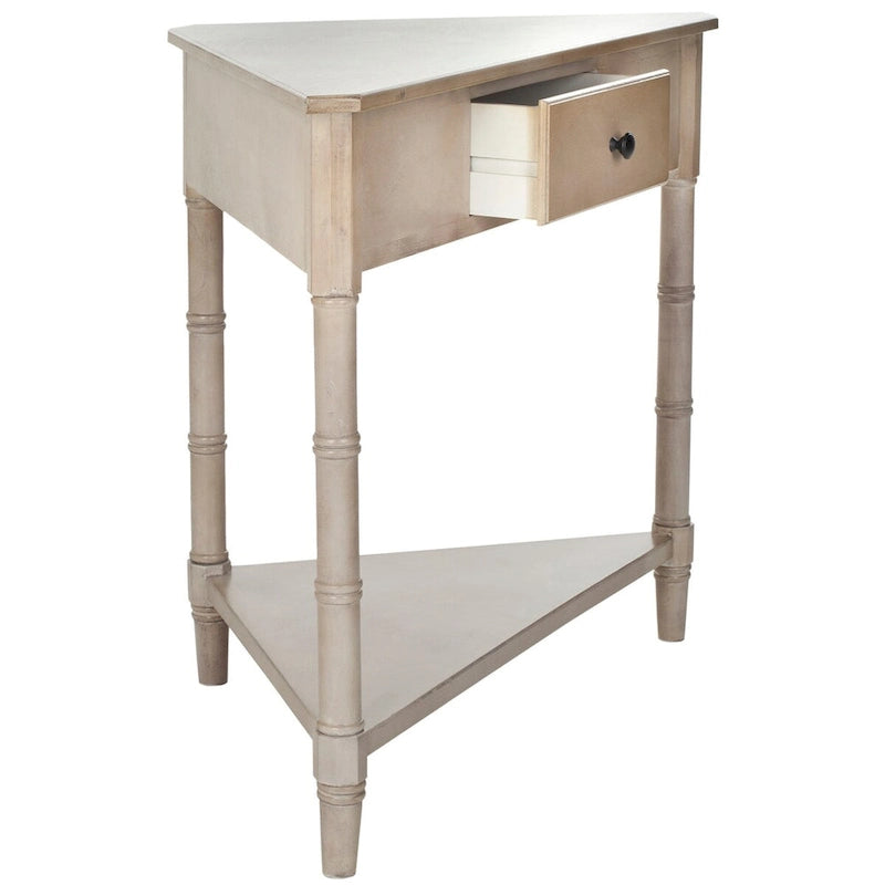 Table de coin grise 34Wx17Dx28H