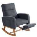 Fauteuil à bascule pour chambre de bébé avec repose-pieds