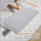 Fauteuil à bascule pour chambre de bébé avec repose-pieds