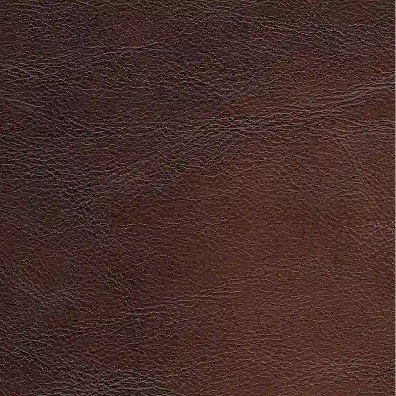 Causeuse Chesterfield en cuir pleine fleur