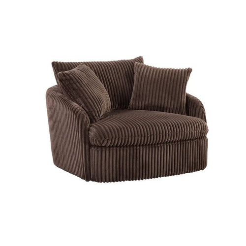 Fauteuil de relaxation pivotant sur 360° et surdimensionné