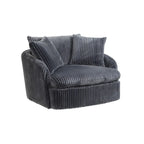 Fauteuil de relaxation pivotant sur 360° et surdimensionné