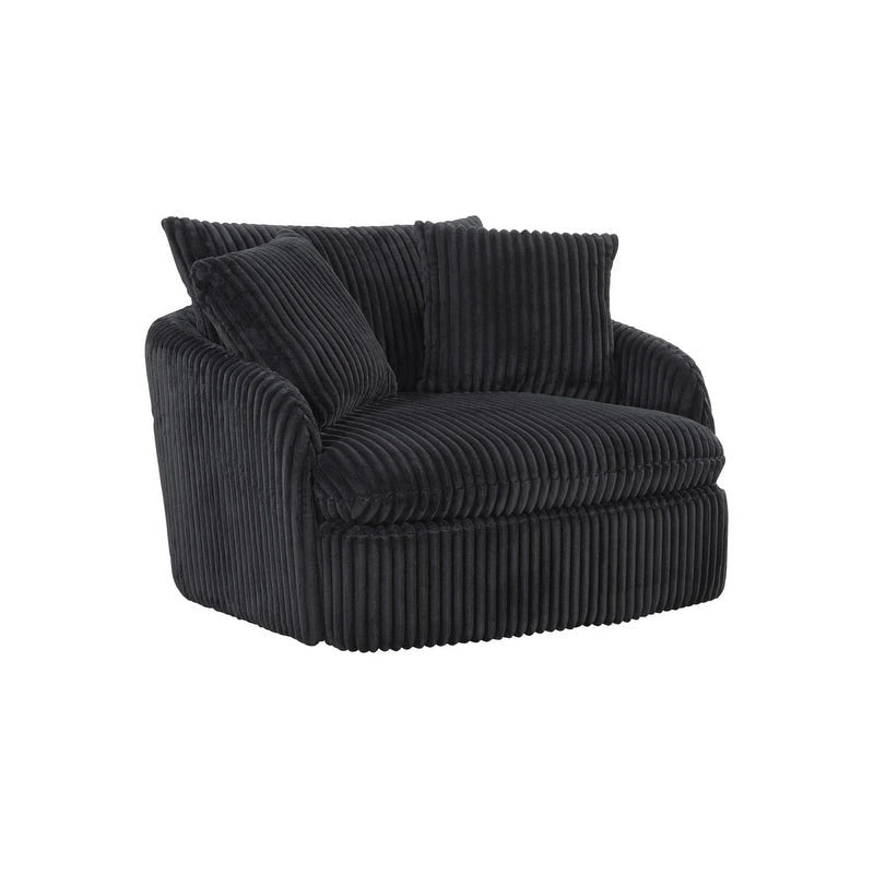 Fauteuil de relaxation pivotant sur 360° et surdimensionné