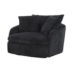 Fauteuil de relaxation pivotant sur 360° et surdimensionné