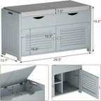 Banc de rangement à chaussures - 35P x 75L x 50H