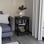 Taylor End Table, Side Table, Nightstand, Storage Shelf