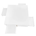 Table basse moderne laquée avec 4 tiroirs