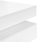 Table basse moderne laquée avec 4 tiroirs