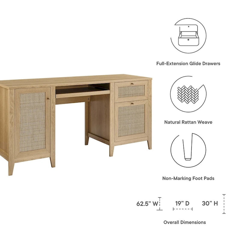 Bureau de 63 pouces