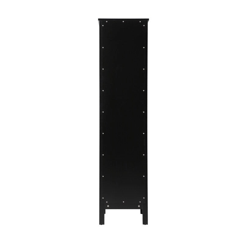 Meuble de rangement pour linge de salle de bain autoportant de 16 pouces