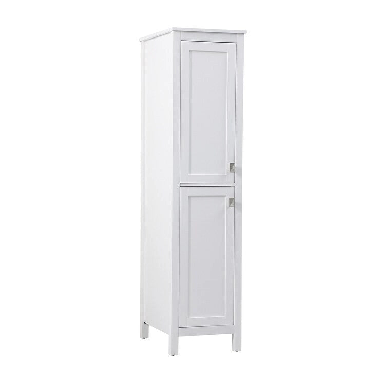 Meuble de rangement pour linge de salle de bain autoportant de 16 pouces