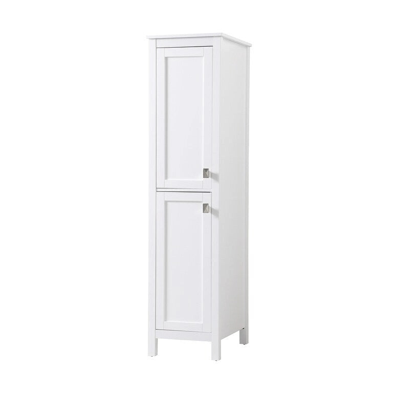 Meuble de rangement pour linge de salle de bain autoportant de 16 pouces