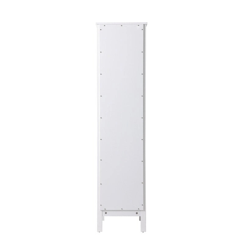 Meuble de rangement pour linge de salle de bain autoportant de 16 pouces