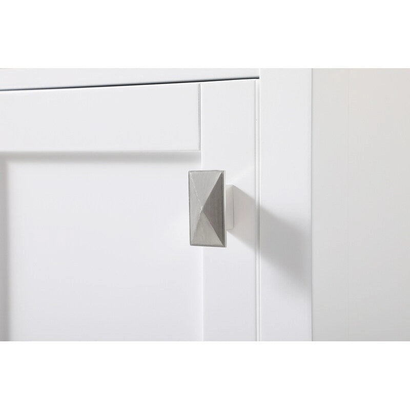 Meuble de rangement pour linge de salle de bain autoportant de 16 pouces